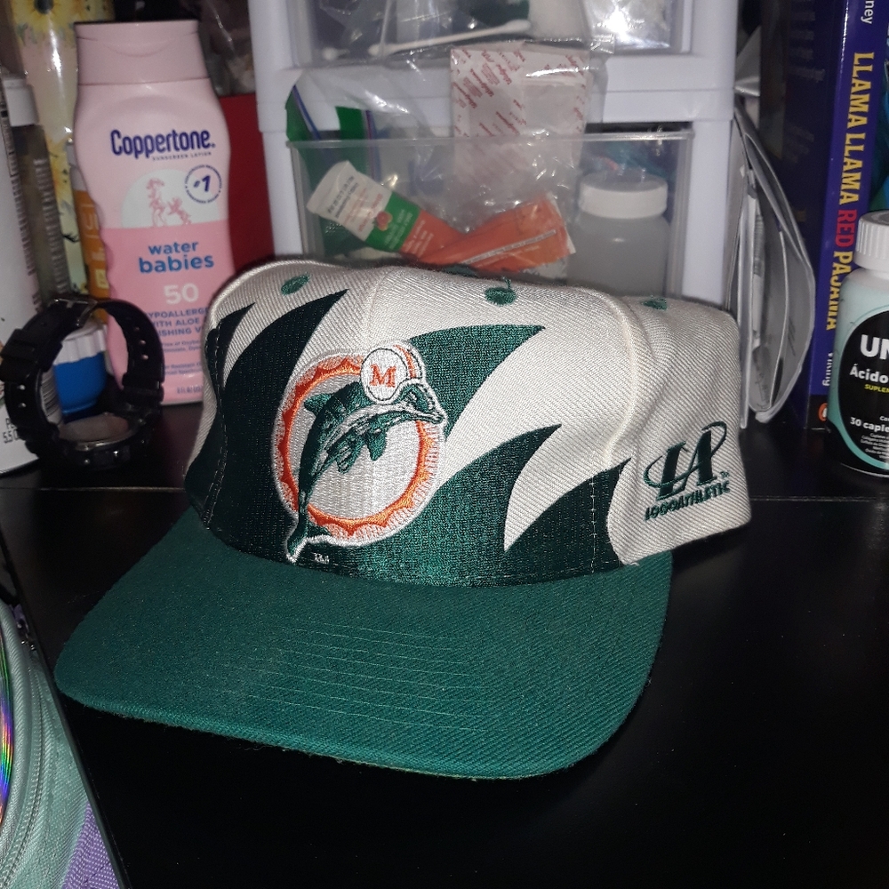 Miami Dolphins Green and White Cap